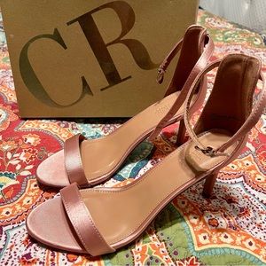 Beautiful pink strappy heels